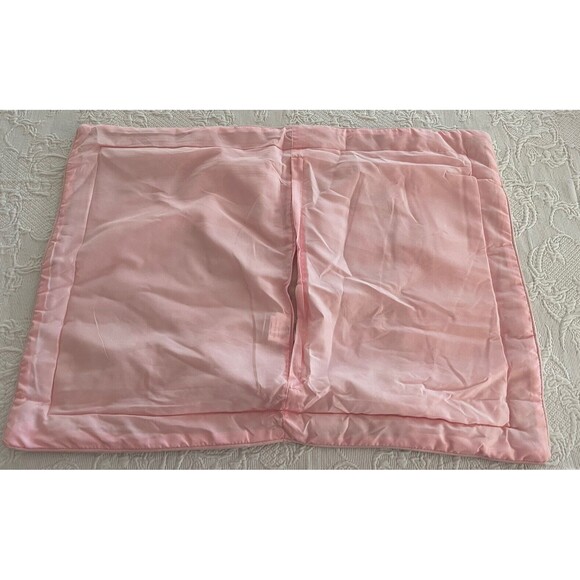 Pink Camo Pillow Sham Cover Wood Buttons HiEnd Accent 20x28x3 Standard - Picture 7 of 8